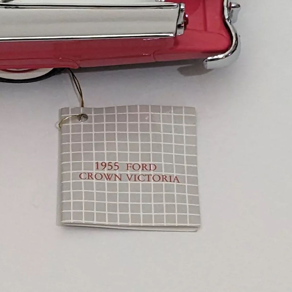 1955 Ford Fairlane Pink Crown Victoria Franklin Mint Precision Models 1:24 NIB - Picture 8 of 10
